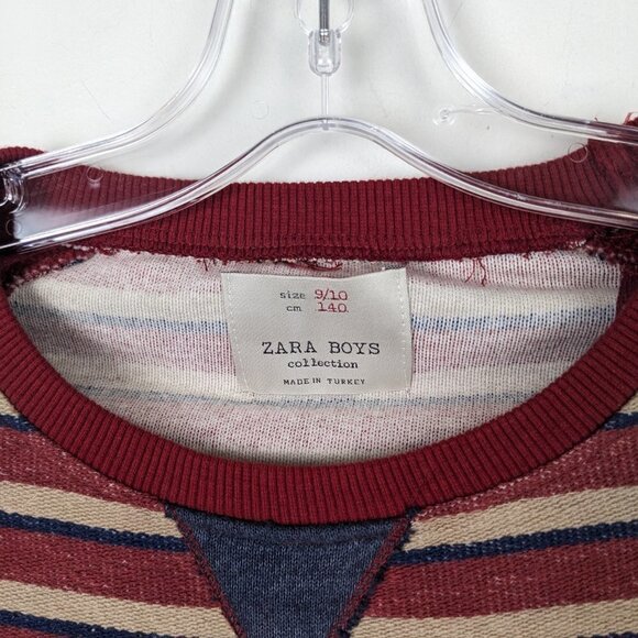 ZARA Boy striped Sweater NWT 9-10 - Picture 3 of 6